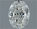 Natural Diamond 1.71 Carats, Oval with  Cut, I Color, SI2 Clarity and Certified by GIA