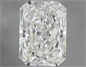 Natural Diamond 1.00 Carats, Radiant with  Cut, H Color, VS2 Clarity and Certified by GIA
