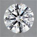 Del inventario de diamantes de laboratorio, 2.87 quilates, Redondo , Color F, claridad VS1 y certificado IGI