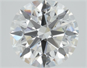 Lab Grown Diamond 2.36 Carats, Round with Excellent Cut, F Color, VS1 Clarity and Certified by GIA