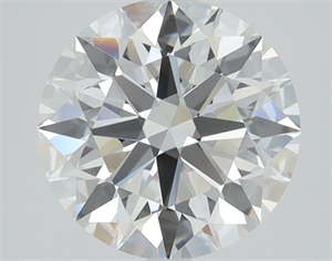 Picture of Lab Grown Diamond 2.36 Carats, Round with Excellent Cut, F Color, VS1 Clarity and Certified by GIA