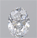Natural Diamond 2.01 Carats, Oval with  Cut, D Color, SI1 Clarity and Certified by GIA