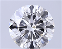 Lab Grown Diamond 8.51 Carats, Round with Excellent Cut, F Color, VVS2 Clarity and Certified by IGI