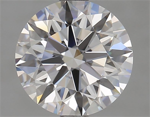 Picture of Lab Grown Diamond 2.03 Carats, Round with Excellent Cut, D Color, VVS1 Clarity and Certified by GIA