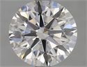 Lab Grown Diamond 2.03 Carats, Round with Excellent Cut, D Color, VVS1 Clarity and Certified by GIA