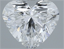 Natural Diamond 0.30 Carats, Heart with  Cut, F Color, VVS1 Clarity and Certified by GIA