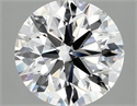 Lab Grown Diamond 2.51 Carats, Round with Excellent Cut, D Color, VVS2 Clarity and Certified by IGI