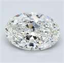 Diamante Natural 4.51 quilates, Ovalado , Color G, claridad VS2 y certificado GIA