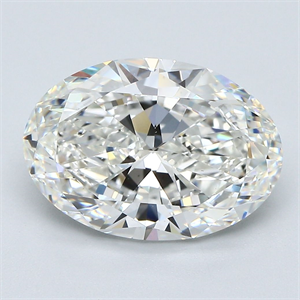 Picture of Natural Diamond 4.51 Carats, Oval with  Cut, G Color, VS2 Clarity and Certified by GIA