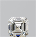 Natural Diamond 1.02 Carats, Asscher with  Cut, L Color, VVS2 Clarity and Certified by GIA