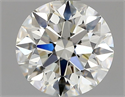 Natural Diamond 0.80 Carats, Round with Excellent Cut, K Color, VS1 Clarity and Certified by GIA