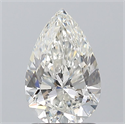 Natural Diamond 1.30 Carats, Pear with  Cut, H Color, VVS2 Clarity and Certified by GIA
