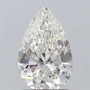 Picture of Natural Diamond 1.30 Carats, Pear with  Cut, H Color, VVS2 Clarity and Certified by GIA