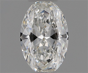 Picture of Natural Diamond 0.55 Carats, Oval with  Cut, F Color, IF Clarity and Certified by GIA