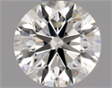 Natural Diamond 0.80 Carats, Round with Excellent Cut, J Color, VVS2 Clarity and Certified by GIA