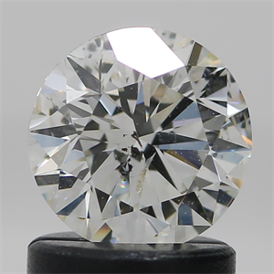 Picture of Natural Diamond 1.03 Carats, Round with Excellent Cut, J Color, SI2 Clarity and Certified by GIA