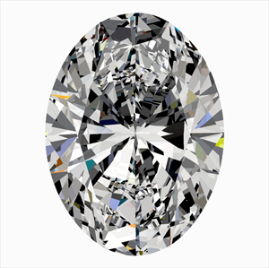 Picture of Natural Diamond 0.41 Carats, Oval with  Cut, F Color, VS1 Clarity and Certified by GIA