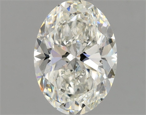 Picture of Natural Diamond 0.90 Carats, Oval with  Cut, G Color, SI1 Clarity and Certified by GIA