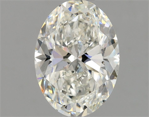 Picture of Natural Diamond 0.90 Carats, Oval with  Cut, G Color, SI1 Clarity and Certified by GIA