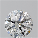Natural Diamond 1.00 Carats, Round with Excellent Cut, H Color, SI1 Clarity and Certified by GIA