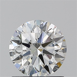 Picture of Natural Diamond 1.00 Carats, Round with Excellent Cut, H Color, SI1 Clarity and Certified by GIA
