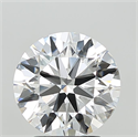 Lab Grown Diamond 3.02 Carats, Round with Ideal Cut, E Color, VVS2 Clarity and Certified by IGI