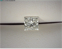 Diamante Natural 0.71 quilates, Princesa , Color F, claridad VVS2 y certificado GIA