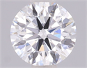 Lab Grown Diamond 0.77 Carats, Round with Ideal Cut, D Color, VS2 Clarity and Certified by IGI