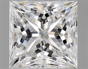 Foto Diamante Natural 1.03 quilates, Princesa , Color F, claridad VVS2 y certificado GIA de