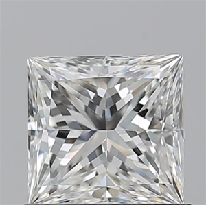 Picture of Natural Diamond 0.90 Carats, Princess with  Cut, H Color, VS1 Clarity and Certified by GIA