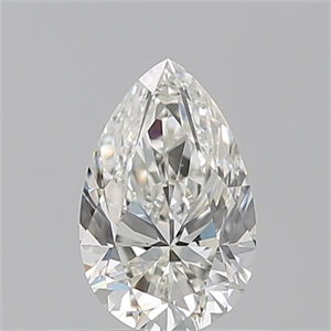 Picture of Natural Diamond 0.50 Carats, Pear with  Cut, I Color, VS2 Clarity and Certified by GIA