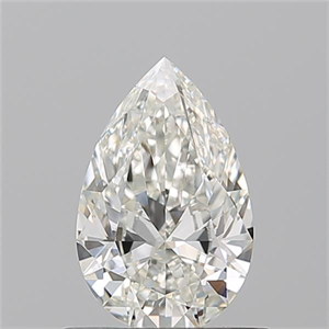 Picture of Natural Diamond 0.72 Carats, Pear with  Cut, I Color, VVS1 Clarity and Certified by GIA
