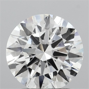 Picture of Lab Grown Diamond 1.84 Carats, Round with Ideal Cut, E Color, VS2 Clarity and Certified by IGI