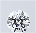 Lab Grown Diamond 1.05 Carats, Round with Ideal Cut, D Color, VVS2 Clarity and Certified by IGI