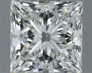 Picture of Natural Diamond 1.50 Carats, Princess with  Cut, H Color, VVS1 Clarity and Certified by IGI