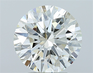 Foto Diamante Natural 3.01 quilates, Redondo , Color J, claridad VVS2 y certificado GIA de