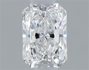 Picture of Natural Diamond 0.30 Carats, Radiant with  Cut, E Color, IF Clarity and Certified by GIA