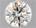 Natural Diamond 1.32 Carats, Round with Excellent Cut, L Color, SI2 Clarity and Certified by GIA