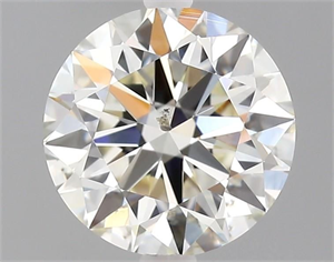 Picture of Natural Diamond 1.32 Carats, Round with Excellent Cut, L Color, SI2 Clarity and Certified by GIA