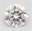 Natural Diamond 0.44 Carats, Round with Excellent Cut, G Color, VVS1 Clarity and Certified by GIA