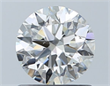 Natural Diamond 0.80 Carats, Round with Excellent Cut, I Color, I1 Clarity and Certified by GIA
