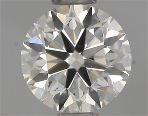 Picture of Natural Diamond 0.70 Carats, Round with Excellent Cut, I Color, VS1 Clarity and Certified by IGI