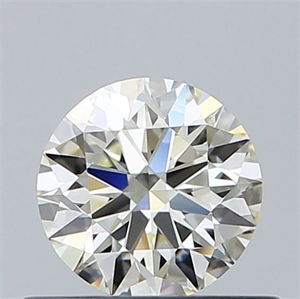 Picture of Natural Diamond 0.50 Carats, Round with Excellent Cut, L Color, VVS2 Clarity and Certified by GIA