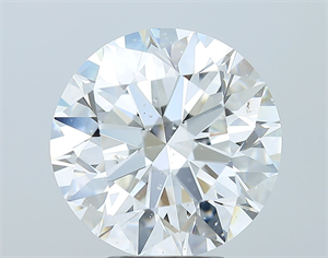 Picture of Natural Diamond 5.02 Carats, Round with Excellent Cut, F Color, SI2 Clarity and Certified by GIA