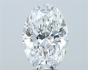 Foto Diamante Natural 4.04 quilates, Ovalado , Color D, claridad SI1 y certificado GIA de