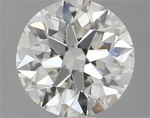 Picture of Natural Diamond 1.05 Carats, Round with Excellent Cut, H Color, SI1 Clarity and Certified by GIA