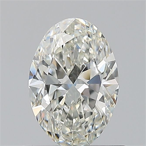 Picture of Natural Diamond 0.70 Carats, Oval with  Cut, H Color, VVS1 Clarity and Certified by IGI