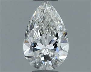 Picture of Natural Diamond 0.50 Carats, Pear with  Cut, H Color, VS2 Clarity and Certified by GIA