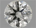 Diamante Natural 0.65 quilates, Redondo , Color J, claridad VS1 y certificado GIA
