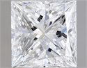 Natural Diamond 0.50 Carats, Princess with  Cut, E Color, VVS2 Clarity and Certified by GIA